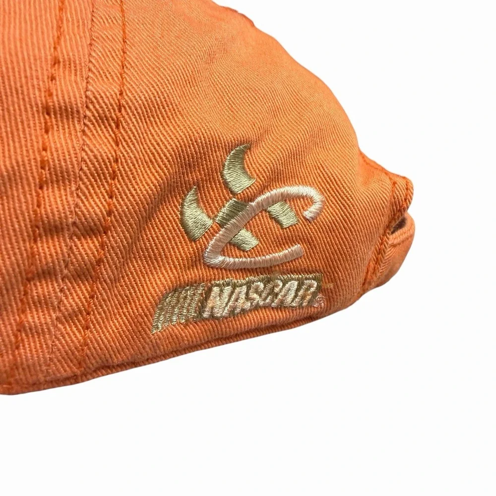 Dale Earnhardt Jr. #29 Chase Authentics NASCAR Signed Orange Strapback Hat